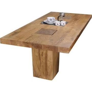 Folcroft Acacia Solid Wood Dining Tables Pertaining To Well Known Solid Acacia Hard Wood Dining Table – Google Search (Photo 17 of 20)
