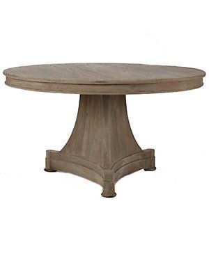 French Country Dining Table, Round With Regard To Bineau 35'' Pedestal Dining Tables (Photo 4 of 20)