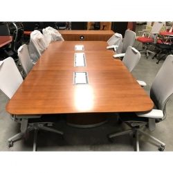 Frosted Glass Conference Table Pertaining To 2019 Collis Round Glass Breakroom Tables (Photo 8 of 20)