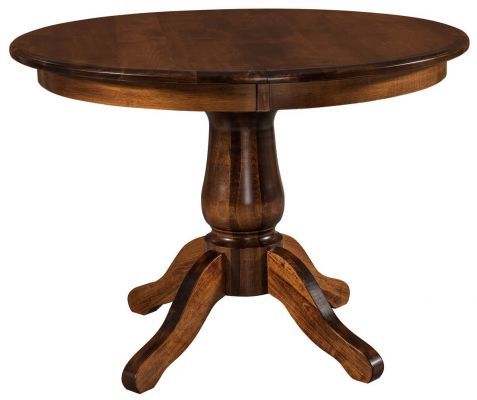 Gaspard Maple Solid Wood Pedestal Dining Tables For Favorite Coeur D'alene Butterfly Leaf Table – Countryside Amish (View 18 of 20)