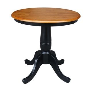 Granger 31.5'' Iron Pedestal Dining Tables Within Most Recent Simple Living Country Cottage Black Drop Leaf Dining Table (Photo 4 of 20)