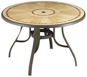 Grosfillex Louisiana 48" Round Pedestal Table Regarding Popular Corvena 48'' Pedestal Dining Tables (Photo 13 of 20)