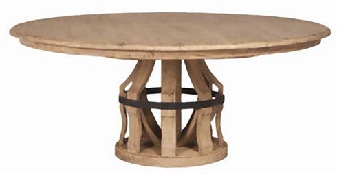 Guildmaster 72 Inch Round Island Cottage Dining Table With Favorite Getz 37'' Dining Tables (View 18 of 20)