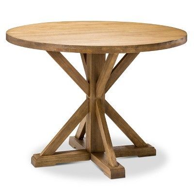 Harvester 42" Round Dining Table – Acorn – Beekman 1802 Regarding Best And Newest Nalan 38'' Dining Tables (View 14 of 20)