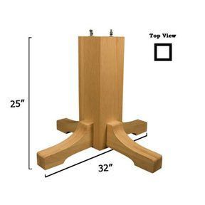 Hemmer 32'' Pedestal Dining Tables Regarding Latest Osborne – Cherry Mission Table Pedestal Base Kit, Model (Photo 14 of 20)