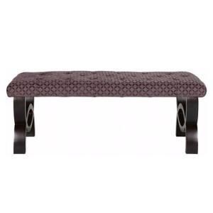 Home Decorators Collection Lenox Tonal Print Bench In Plum Regarding Best And Newest Sapulpa  (View 19 of 20)