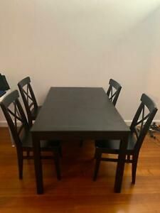 Ikea Bjursnas Dining Table And Ingolf Chair (View 11 of 20)
