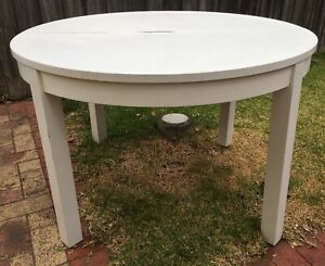 Ikea Bjursta White Round Extendable Dining Table (View 18 of 20)