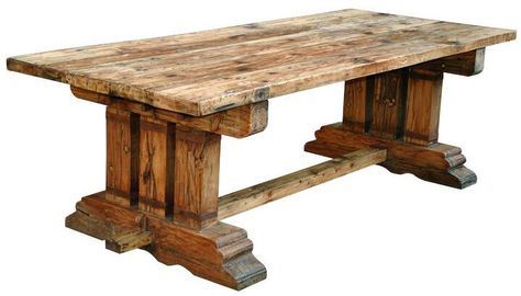 Jaipur Furniture Industrial Reclaimed Wood Trestle Dining With Regard To Recent Kara Trestle Dining Tables (View 12 of 20)