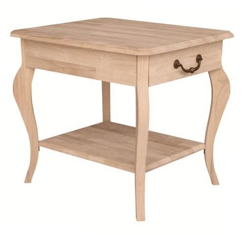 Keown 43'' Solid Wood Dining Tables Throughout Popular Cambria Hardwood End Table – 28" (Photo 13 of 20)