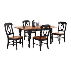 Latest Adejah 35'' Dining Tables For Top Rated Sunset Trading 5 Piece Drop Leaf Extension (View 17 of 20)