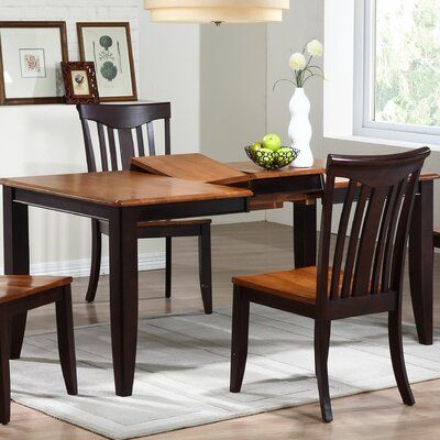 Latest Black Extendable Kitchen & Dining Tables You'll Love In Pertaining To Bradly Extendable Solid Wood Dining Tables (View 1 of 20)
