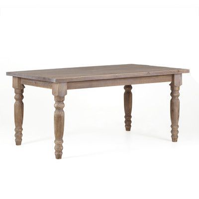 Latest Valerie Pine Solid Wood Dining Table (Photo 4 of 20)