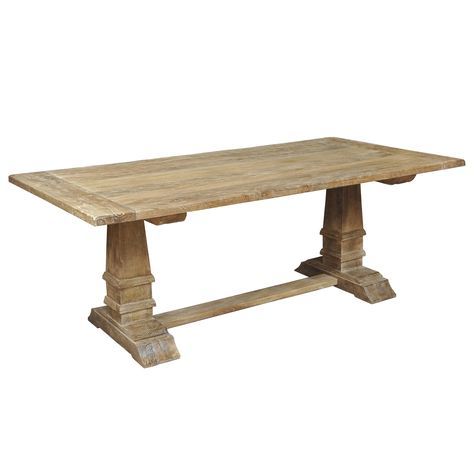 Mango Wood Dining Table, Distressed (Photo 2 of 20)