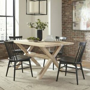 Montauk 35.5'' Pine Solid Wood Dining Tables In Well Known Grain Wood Furniture Montauk Trestle Table Solid Wood (Photo 14 of 20)