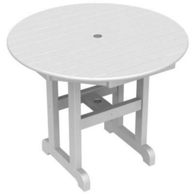Montauk 36'' Dining Tables Pertaining To Favorite Polywood® Round Outdoor Dining Table 36 Inch Pw Rt (View 6 of 20)