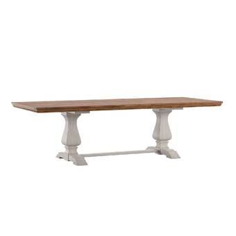 Most Current Katarina Extendable Rubberwood Solid Wood Dining Tables With Regard To Burlwood Solid Wood Rubberwood Dining Table (View 20 of 20)