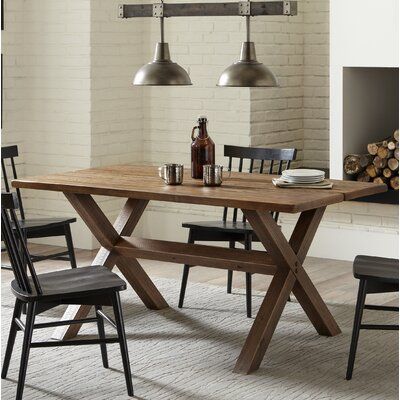 Most Current Montauk 35.5'' Pine Solid Wood Dining Tables With Regard To Farmhouse Dining Tables (Photo 11 of 20)