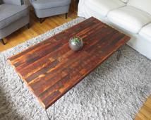 Most Current Popular Items For Rustic Dining Table On Etsy Inside Nolea 29.53'' Pine Solid Wood Dining Tables (Photo 17 of 20)
