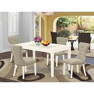 Most Current Shop Caga5 Lwh 35 5 Pc Dining Table Set Included A Table Regarding Eleni 35'' Dining Tables (Photo 16 of 20)