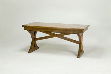 Most Popular Farmhouse Trestle Counter Height Table (View 7 of 20)