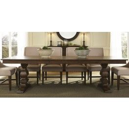 Most Popular Trestle Dining Tables Inside Armand Antique Brownstone Extendable Trestle Dining Table (View 13 of 20)