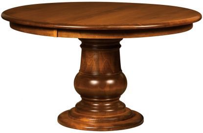 Most Recent 28'' Pedestal Dining Tables Intended For Single Pedestal Tables – Countryside Amish Furniture (View 6 of 20)