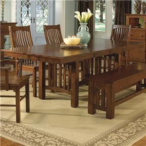 Most Recent Aamerica Laurelhurst Lau Oa 6 32 0 Trestle Table With Self Regarding Cainsville 32'' Dining Tables (View 16 of 20)