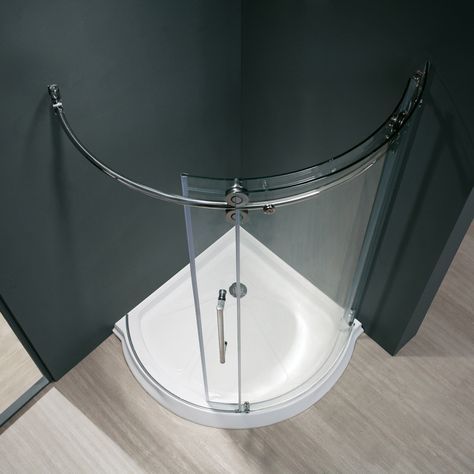 Most Recent Shop Vigo Frameless Showers Chrome Acrylic Floor Round 3 Regarding Sanibel  (View 3 of 8)
