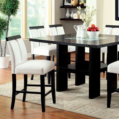 Most Recently Released 8 + Seat Square Kitchen & Dining Tables You'll Love (Photo 8 of 20)