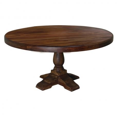 Most Recently Released Coast To Coast Imports Round Trestle Dining Table 43543 Pertaining To 49'' Dining Tables (View 16 of 20)