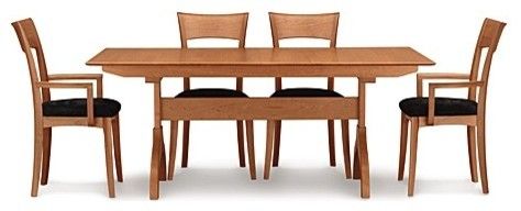 Most Up To Date Bechet 38'' Dining Tables With Sarah Trestle Extension Table, 72 X 38 Inches – Modern (View 5 of 20)