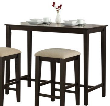 Most Up To Date Hearne Counter Height Dining Tables Within Monarch Specialties 1359 Rectangular Counter Height Table (View 12 of 20)
