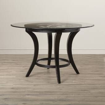 Nakano Counter Height Pedestal Dining Tables Throughout Popular Poirier Dining Table (View 15 of 20)