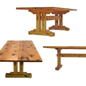 Nerida Trestle Dining Tables Throughout Best And Newest Buy A Handmade Trestle Table, Made To Order From E.d (Photo 11 of 20)