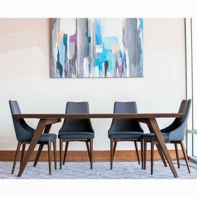 Newest Ashcroft Imports Demir Dining Table Size: 30" H X 39" W X With Elderton 30'' Solid Wood Dining Tables (View 13 of 20)