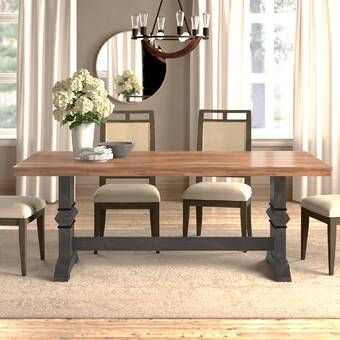 Norman Extendable Solid Wood Dining Table & Reviews Pertaining To Recent Bradly Extendable Solid Wood Dining Tables (View 7 of 20)