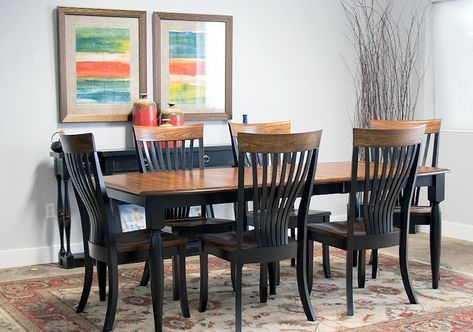 Paletteswinesburg Solid Elm And Maple Table With 6 Throughout 2020 Tylor Maple Solid Wood Dining Tables (View 18 of 20)