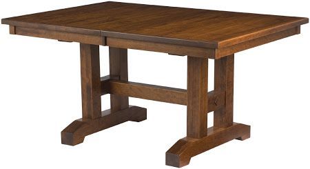 Popular 42" X 42" Trestle Table In Antique Cherry (with Images Pertaining To Haddington 42'' Trestle Dining Tables (Photo 4 of 20)