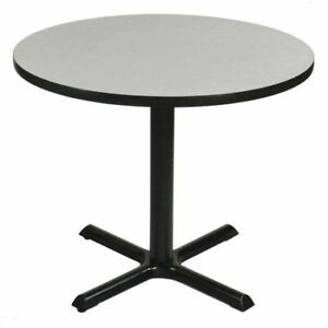 Popular Correll, Inc. Bxt42r 15 Round Cafe And Breakroom Table Within Midtown Solid Wood Breakroom Tables (Photo 6 of 20)