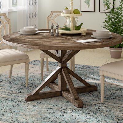 Popular Greyleigh Havana Pine Solid Wood Dining Table In 2020 In Finkelstein Pine Solid Wood Pedestal Dining Tables (View 3 of 20)