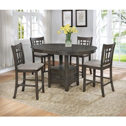 Popular Hearne Counter Height Dining Tables Within Hartwell Counter Height Dining Room Set (grey (Photo 2 of 20)