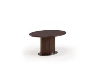 Popular Mcmichael 32'' Dining Tables Regarding Skovby Walnut Lacquered Round Extending Table (sm  (View 18 of 20)