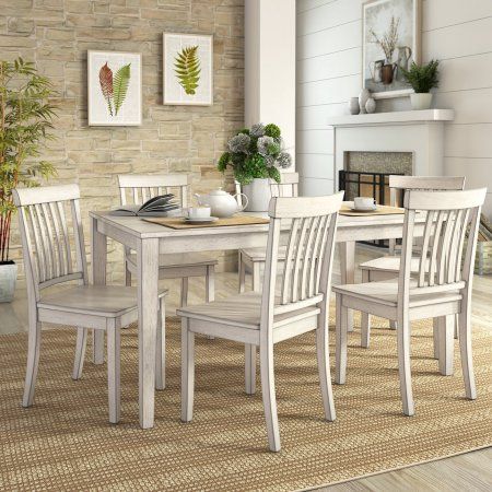 Popular Nalan 38'' Dining Tables With Regard To Weston Home Lexington 7 Piece 60 Inch Dining Table Set (View 12 of 20)