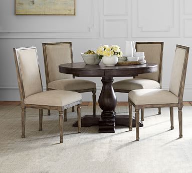 Pottery Barn Throughout Most Current Kirt Pedestal Dining Tables (View 4 of 20)
