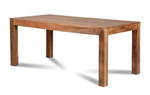 Preferred Alfie Mango Solid Wood Dining Tables Regarding Dakota Light/natural Mango Dining Table 180cm 6 Seater (Photo 3 of 20)