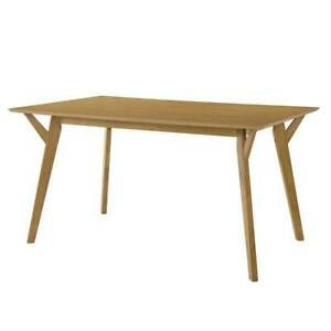 Preferred Eleni 35'' Dining Tables Pertaining To Dining Table 6 Seater Solidwood Light Oak (Photo 1 of 20)
