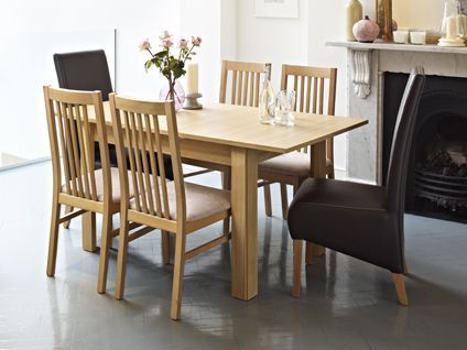 Preferred Hampshire Extending Dining Table & 4 Wooden Chairs For Akito  (View 18 of 20)