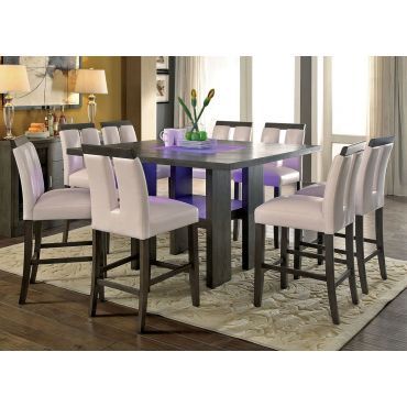 Preferred Justine 23.63'' Dining Tables Regarding Justin Glass Top Counter Height Table (Photo 11 of 20)