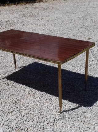 Preferred Mode 72" L Breakroom Tables Intended For Table Basse En Bois Vernis – Luckyfind (View 18 of 20)